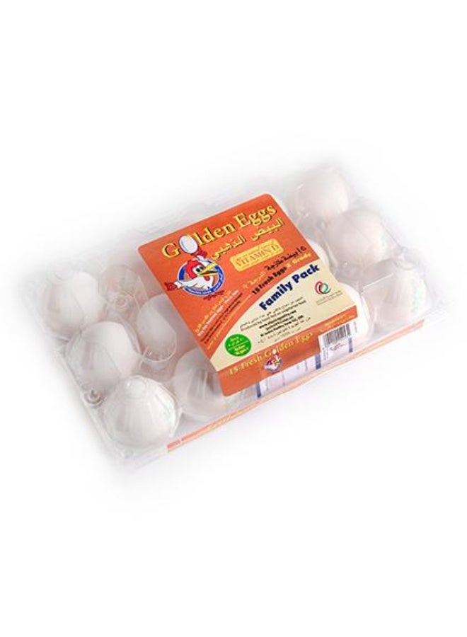 Eggs, Medium White - 15 eggs , UAE