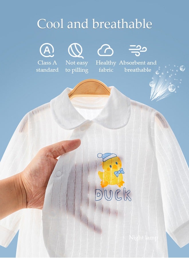 DUNISO 14 Pcs Newborn Baby Gift Set, High End Cotton Baby Clothing, Equipped With Clothes And Baby Supplies, Comfortable And Breathable,Suitable For Summer Use, Suitable For Babies Up To 66cm In Height - Image 5