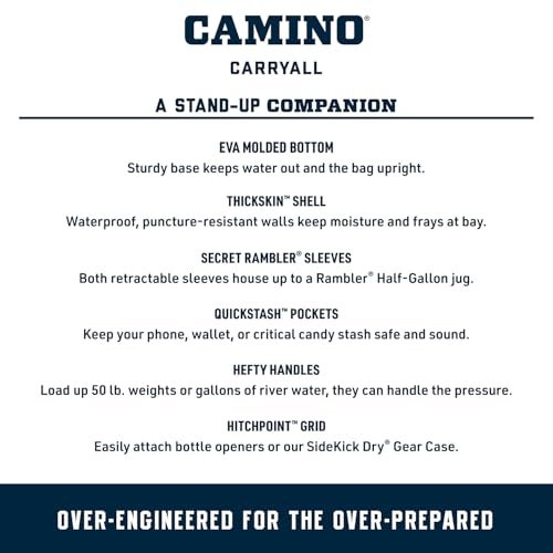 YETI Camino 35 Carryall with Internal Dividers, All-Purpose Utility Bag, Olive - Image 4