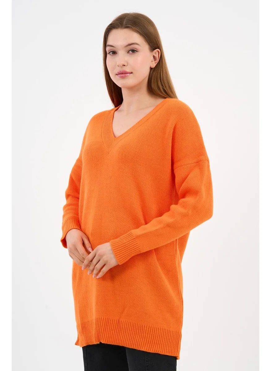Alexander Gardi V Neck Knitwear Loose Sweater (A91861-S)