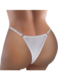 Ebsem - Boost Me I'm Loading Printed Cotton Adjustable G-String, Thong, Women's Underwear  - Image 3