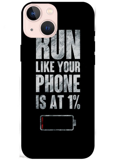 iPhone 13 Mini 5.4" Protective Case Cover Smart Series for iPhone 13 Mini Run Like Your Phone Is At 1%
