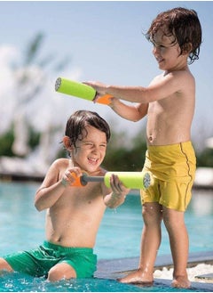 Generic Water Pistols, 6 Pcs Water Cannon Gun Blaster Shooter Pump, Water Gun Up to 7m Away Super Water Pistol Soaker Blaster Tank Double Power Up Outdoor Water Fighting Toy for Kids Adults  - Image 2