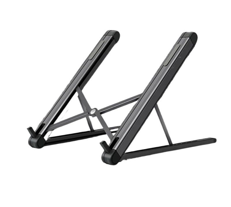 Ultra Light Aluminum Laptop Stand Portable Foldable For 11 To 15 6 Inch Black - Image 2