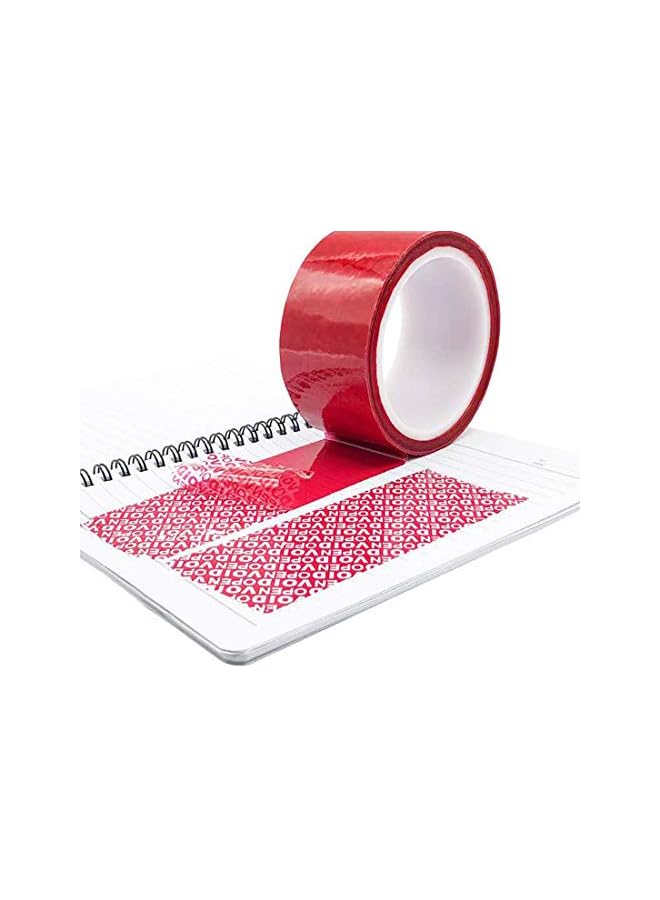 promass Tamper Tape Red Tamper Evident Security Seals Tape, Transfer Tamper Proof Security Void Tapes (Red, 1.88 inch x 55 Yards) - Image 3