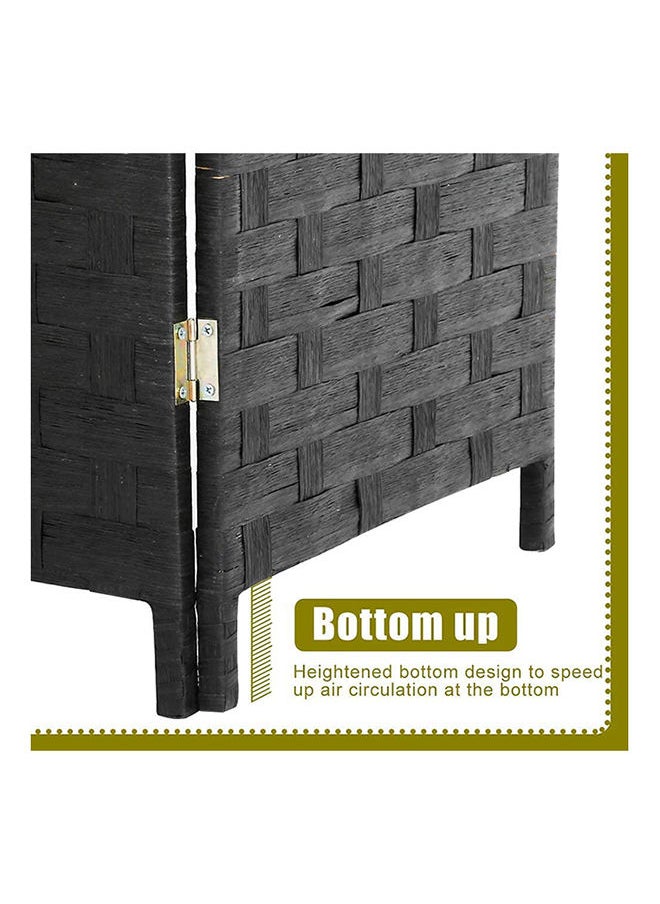 KARNAK - Karnak 4-Panel Room Dividers and Folding Privacy Screens Partition Walls for Bedroom Rattan Screen Divider - Image 1