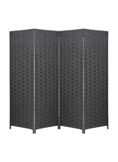 Karnak 4-Panel Room Dividers and Folding Privacy Screens Partition Walls for Bedroom Rattan Screen Divider