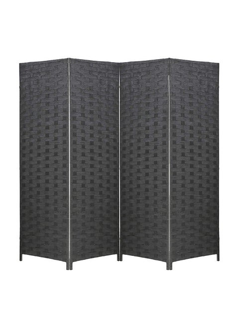Karnak 4-Panel Room Dividers and Folding Privacy Screens Partition Walls for Bedroom Rattan Screen Divider