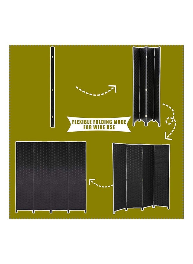 KARNAK - Karnak 4-Panel Room Dividers and Folding Privacy Screens Partition Walls for Bedroom Rattan Screen Divider - Image 1