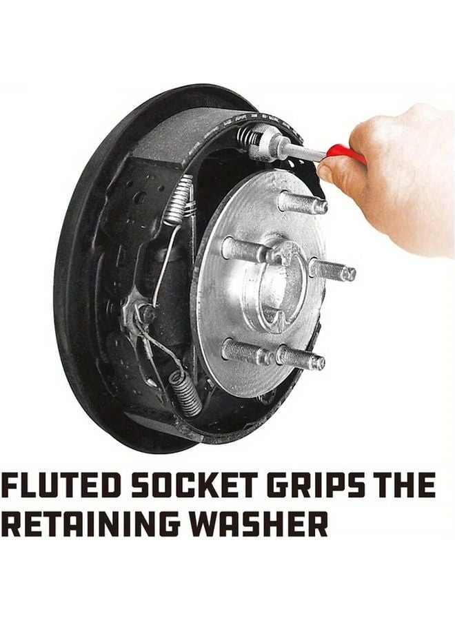 مجموعة أدوات كاليبر الفرامل الحديدية الثقيلة الخضراء مع مأخذ أخدودي وتركيب وسادة النوابض للدراجات النارية والسيارات والشاحنات - Image 2