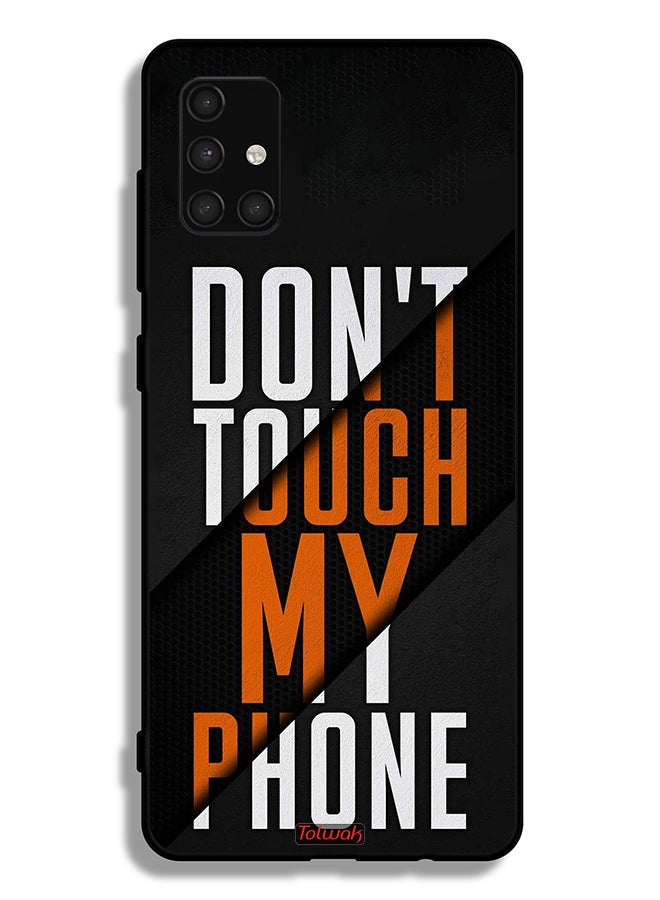 Tolwak Samsung Galaxy A71 4G Protective Case Cover Do Not Touch My Phone - Image 1