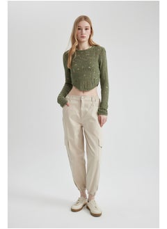 Woman Cargo Jogger Woven Trousers
