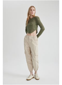DeFacto Woman Cargo Jogger Woven Trousers  - Image 2