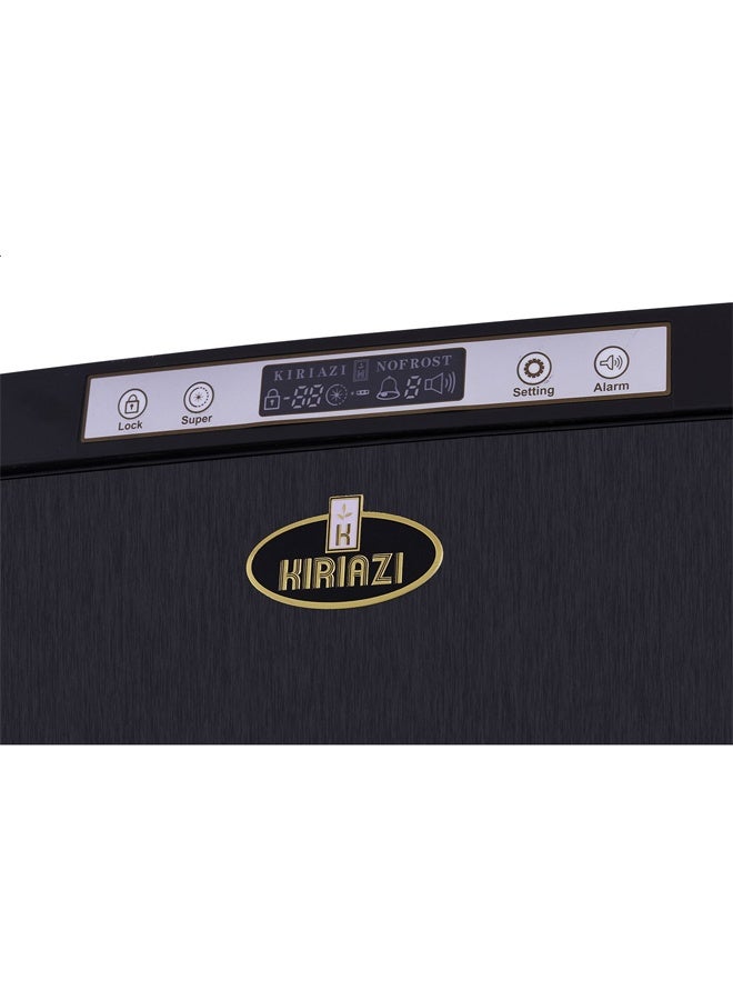 Kiriazi Deep Freezer 6 Drawers 270 Liters No-Frost, Premiere Black - KH256VF - Image 4