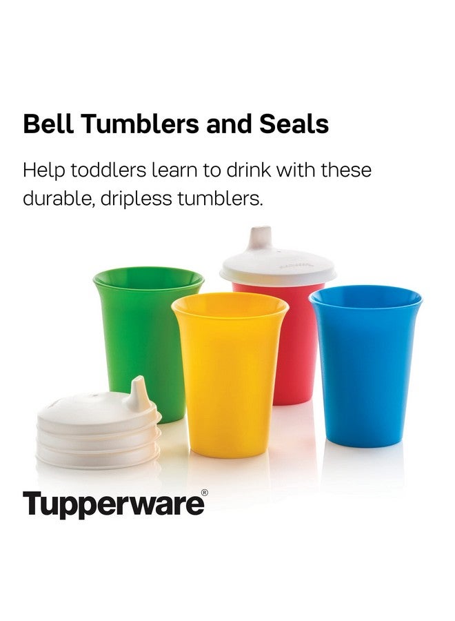 Tupperware Brand Bell Tumblers & Seals - 7 oz (200 mL) - Dishwasher Safe & BPA Free - Durable, Dripless Sippy Cup with Lid for Ages 6-24 Months - Image 2