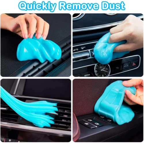 Suzec Multipurpose Car AC Vent Interior Dust Cleaning Gel Jelly Detailing Putty Cleaner Kit Universal Car Interior, Keyboard, PC, Laptop, Electronic Gadget Cleaning Kit, 70gm (Pack of 1) - Image 2