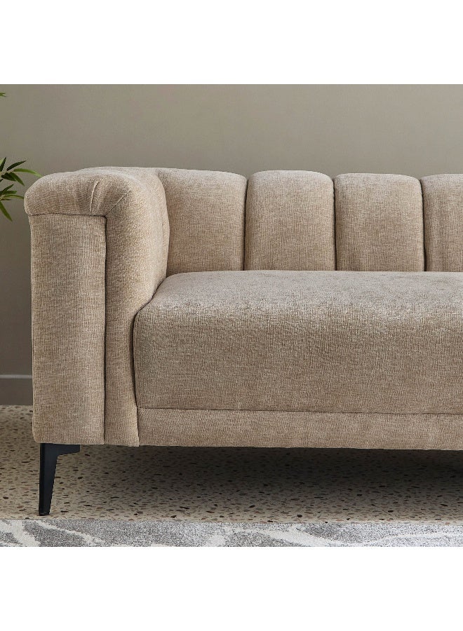 Home Box Nantes 3-Seater Fabric Sofa with 4 Cushions - Image 4