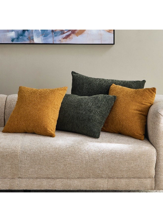 Home Box Nantes 3-Seater Fabric Sofa with 4 Cushions - Image 5