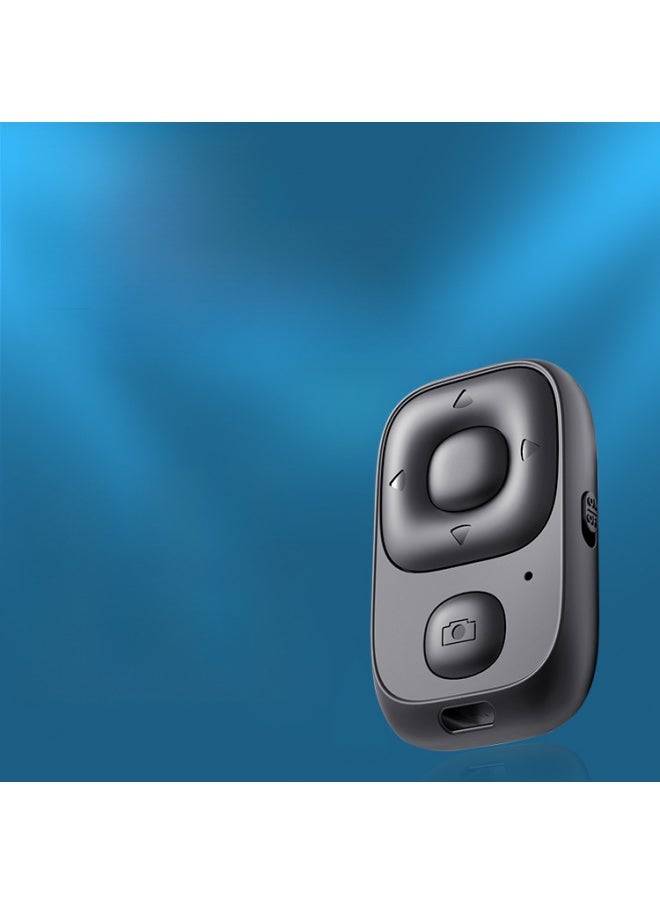 Rechargeable Bluetooth Remote Controller Multifunctional Mobile Live Broadcast Page Turning Selfie Device-Color:Ordinary White Carton - Image 1
