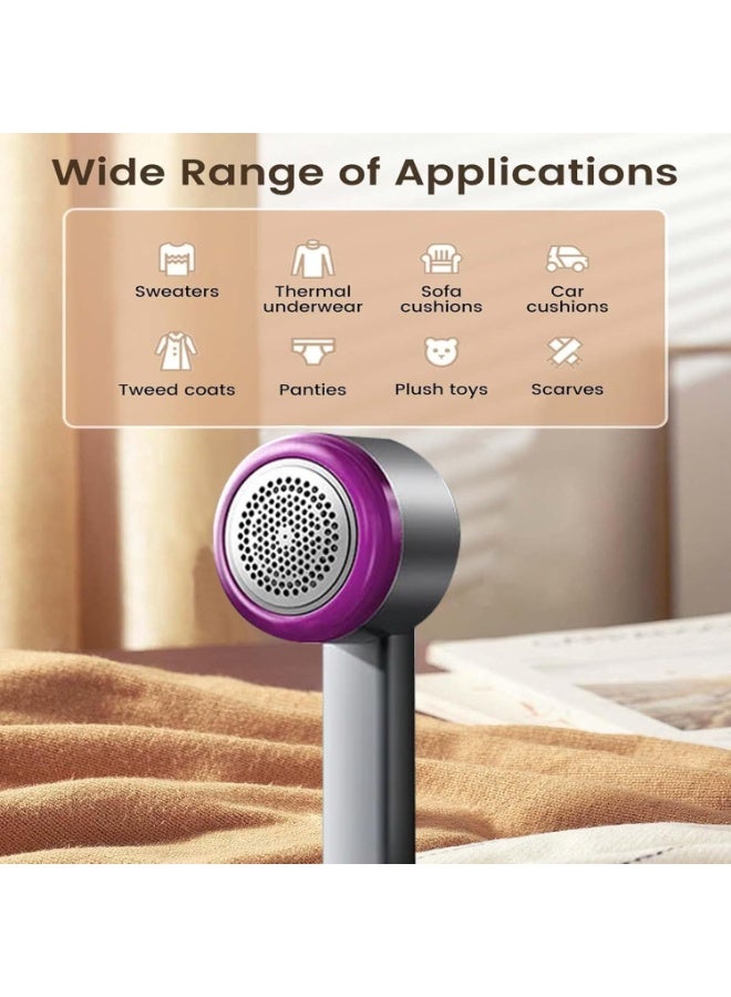 Kimaya Lint Shaver Electric Lint Remover, Electric Lint Remover with USB Rechargeable and Replacement Blade, Lint Shaver Electric Lint Shaver for Clothes and Sticky - Image 2
