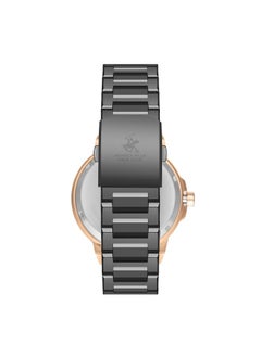 BEVERLY HILLS POLO CLUB BEVERLY HILLS POLO CLUB BP3702X.860 Men's Automatic Multifunction Display Watch & Metal Strap Black  - Image 3