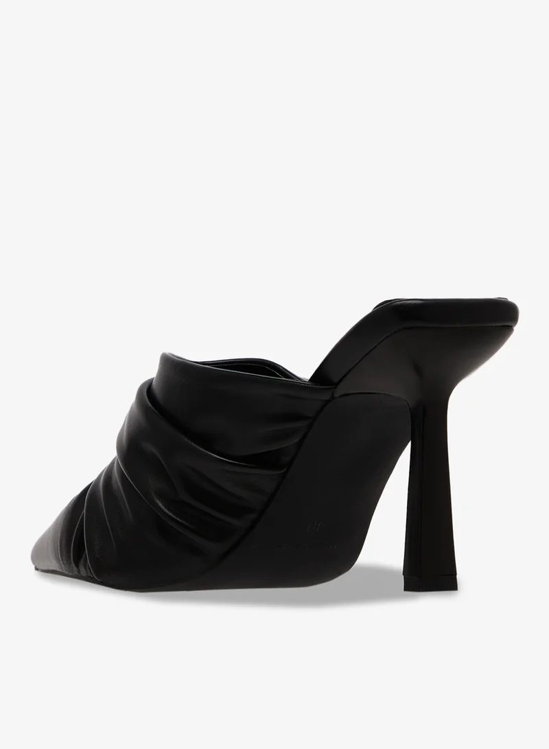 Ginger Black Open Back High Heel Pumps for Women | Best Price UAE