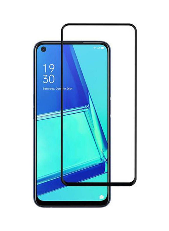 NIBEMINENT Oppo A52 Premium Tempered Glass Screen Protector Black