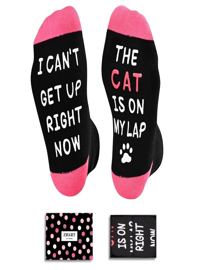 Zmart Cat Gifts for Women Men - Novelty Funny Crazy Cute Cat Socks for Mom Dad Animal Pet Lovers - Image 1