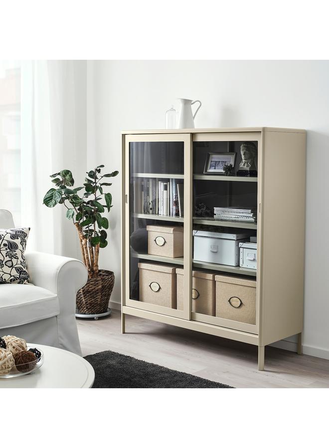 erorex Storage Box With Lid, Beige, 32X35X32 Cm - Image 3