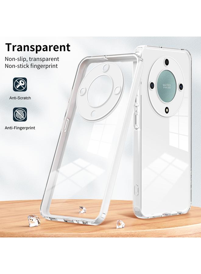S-TOP Case For Honor X9a 3 in 1 Clear TPU Color PC Frame Phone Case - Image 2