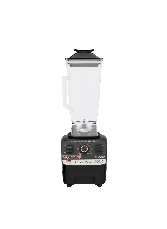 SILVER CREST - SILVER CREST Blender  2200 Watts, 2-in-1 break-resistant reinforced plastic bowls with six steel blades - Image 1