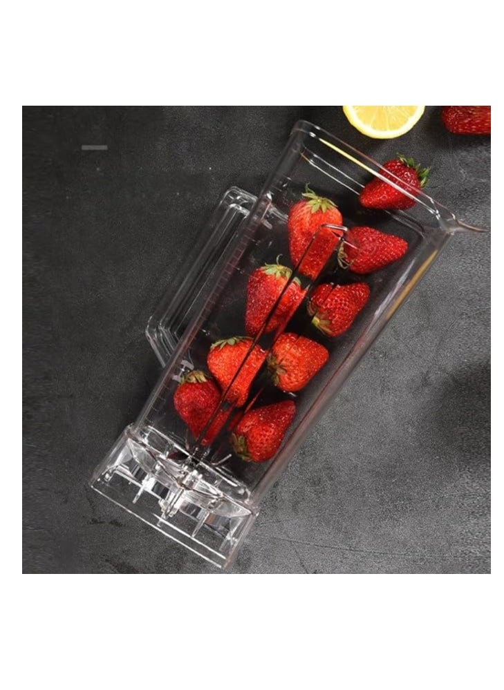 SILVER CREST SILVER CREST Blender  2200 Watts, 2-in-1 break-resistant reinforced plastic bowls with six steel blades  - Image 2