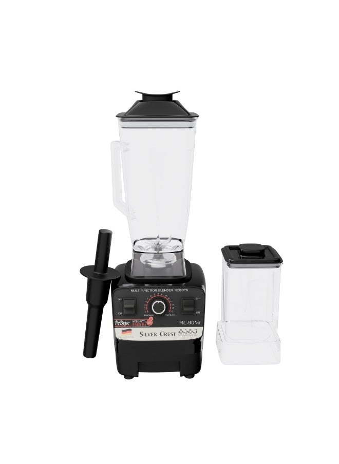 SILVER CREST - SILVER CREST Blender  2200 Watts, 2-in-1 break-resistant reinforced plastic bowls with six steel blades - Image 1