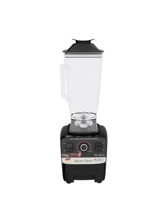 SILVER CREST SILVER CREST Blender  2200 Watts, 2-in-1 break-resistant reinforced plastic bowls with six steel blades  - Image 5