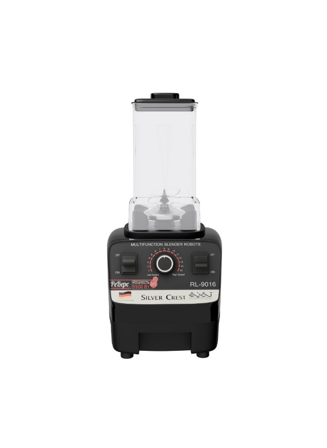 SILVER CREST SILVER CREST Blender  2200 Watts, 2-in-1 break-resistant reinforced plastic bowls with six steel blades  - Image 4