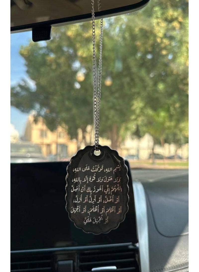 Elegant car hanging ornament crafted from premium resin – a stylish decorative accessory for the car rearview mirror. - Image 2