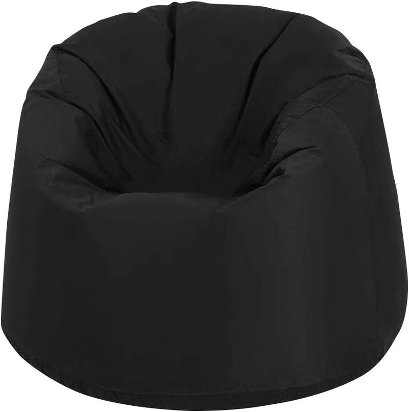 Ultra Soft Bean Bag Chair With Waterproof Fabric For Kids & Adults (Small, Black)