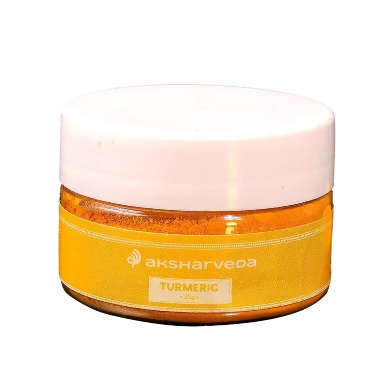 Aksharveda Turmeric Powder | Haldi for Pooja, Religious Rituals, Festive Ceremonies & Tilak - Image 1