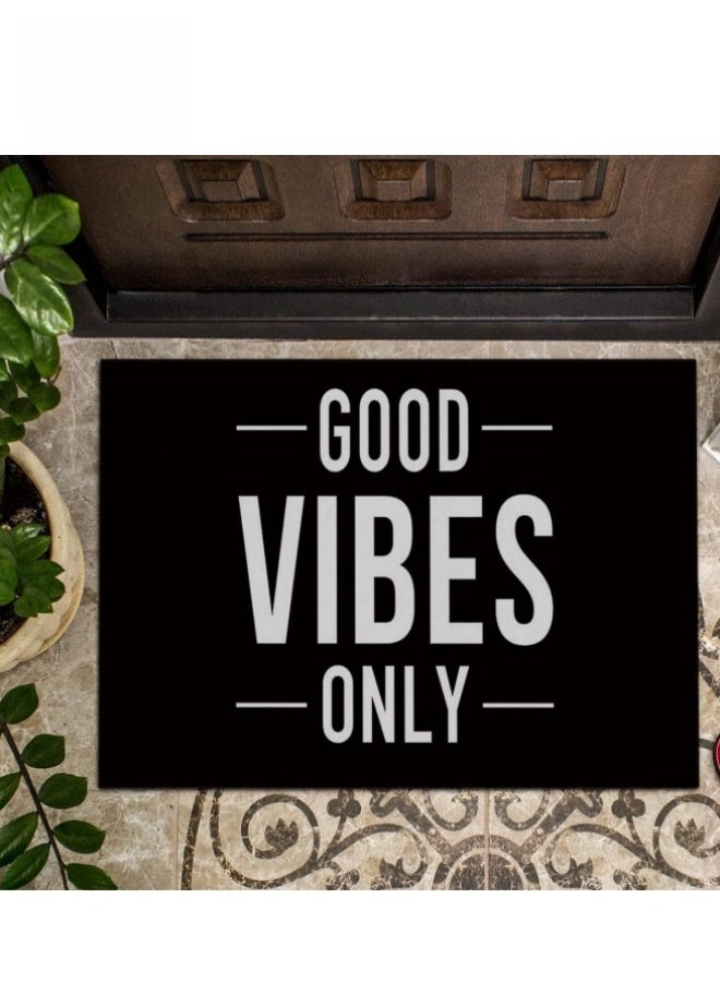 شبيلي سجادات ترحيب للباب الأمامي 80 × 50 سم، سجادة أرضية متينة غير قابلة للانزلاق، سجادة باب مدخل فائقة الامتصاص وسهلة التنظيف للمناطق ذات الحركة المرورية العالية في الأماكن المغلقة والمفتوحة - Image 3