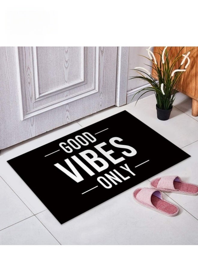 شبيلي سجادات ترحيب للباب الأمامي 80 × 50 سم، سجادة أرضية متينة غير قابلة للانزلاق، سجادة باب مدخل فائقة الامتصاص وسهلة التنظيف للمناطق ذات الحركة المرورية العالية في الأماكن المغلقة والمفتوحة - Image 2