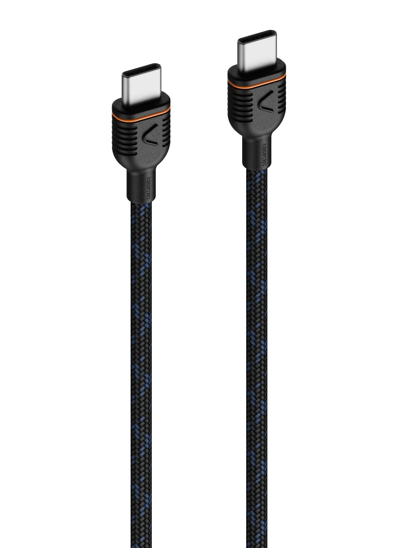 UNISYNK Magnetic USB-C to USB-C Cable 240W 2m - Fast Charging and Data Transfer Magnetic Type-C to Type-C Cable, 5A High-Speed Charging, Compatible with MacBook Pro, iPad Pro, Samsung Galaxy, Google Pixel, Nintendo Switch, USB-C Magnetic Cable for Convenient and Secure Connections - Image 2