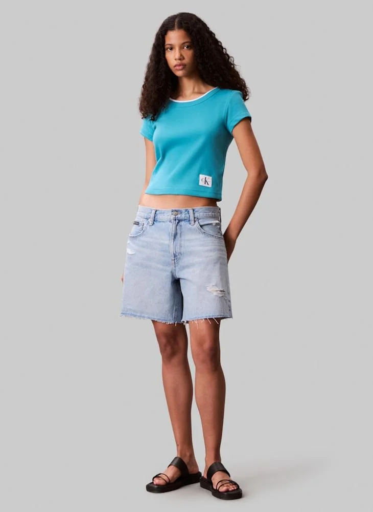 كالفن كلاين جينز Logo Crew Neck T-shirt
