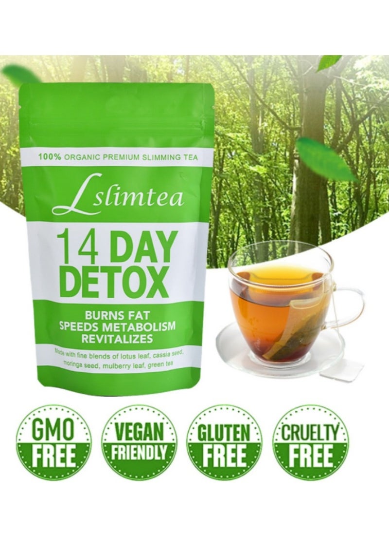 Wins Town Detox Tummy Tea Bags, Weight Loss Slimming Tea, Detox Tea Support Healthy Digestive and Metabolism,14 bags  - Image 1