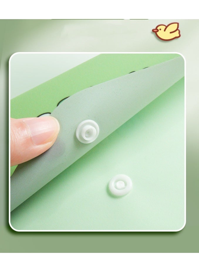 5-piece set of cute cartoon file bags, A4 size file folders - Image 2