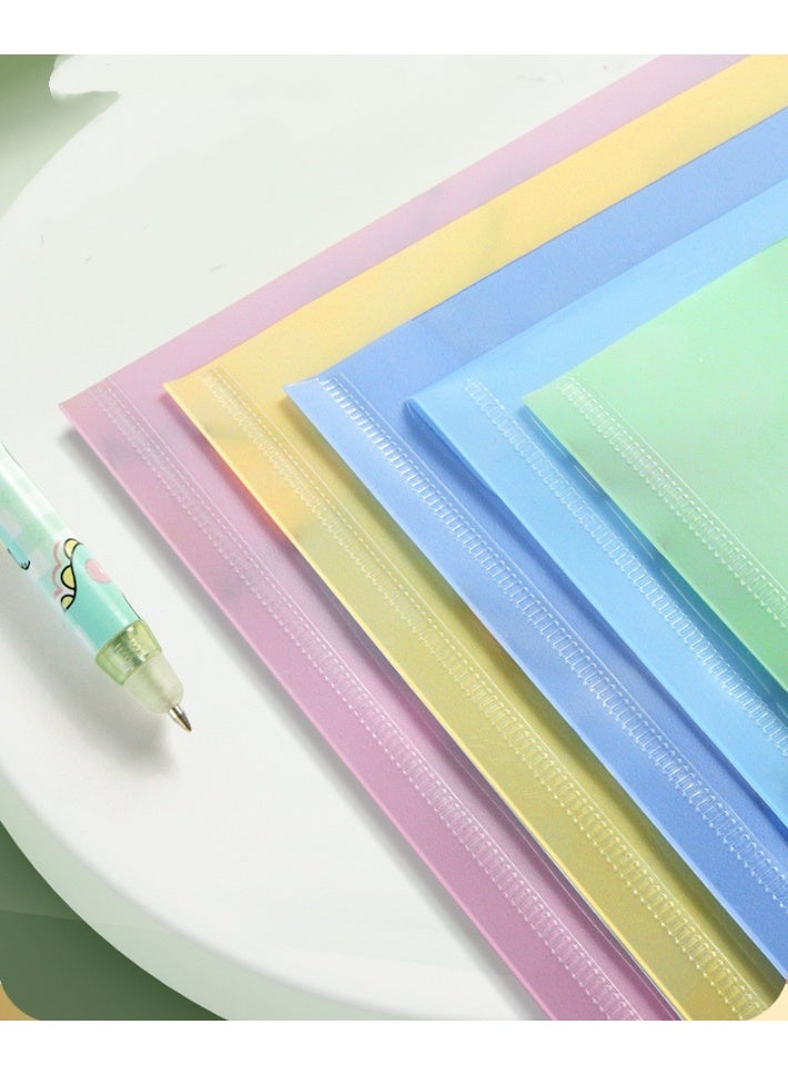 5-piece set of cute cartoon file bags, A4 size file folders - Image 3