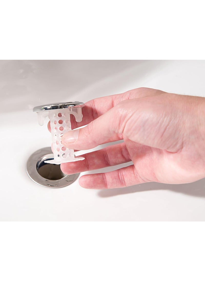 TubShroom TubShroom and SinkShroom Drain Protectors Hair Catchers for Bathtubs and Sinks Chrome  - Image 5