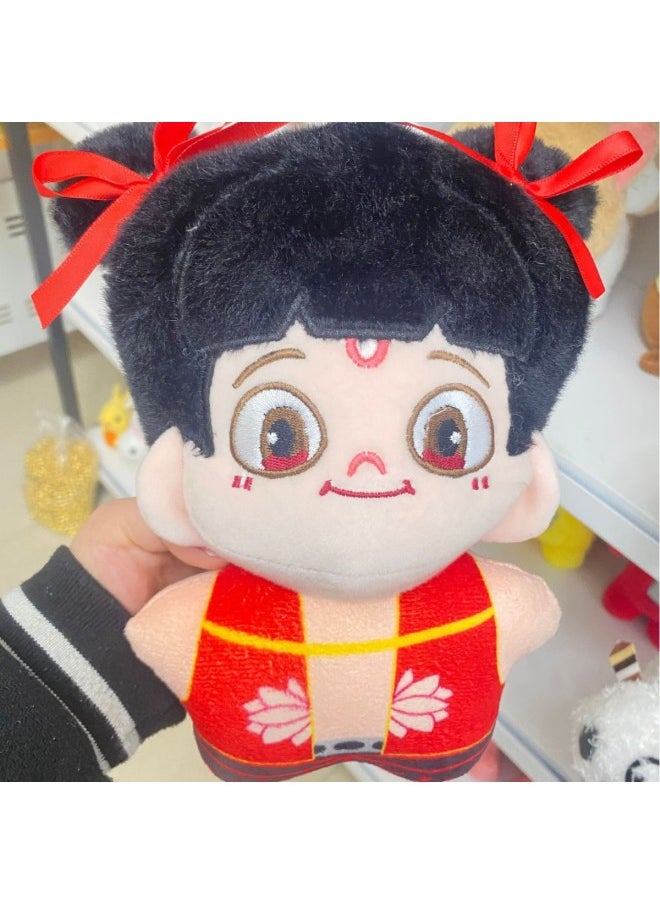 Generic - Nezha 2 Devil Boy Naohai Nezha Ao Bing Doll 15cm Plush Doll Animation Peripheral Gift Keychain-Color:Little Ao Bao [key Pendant] - Image 1