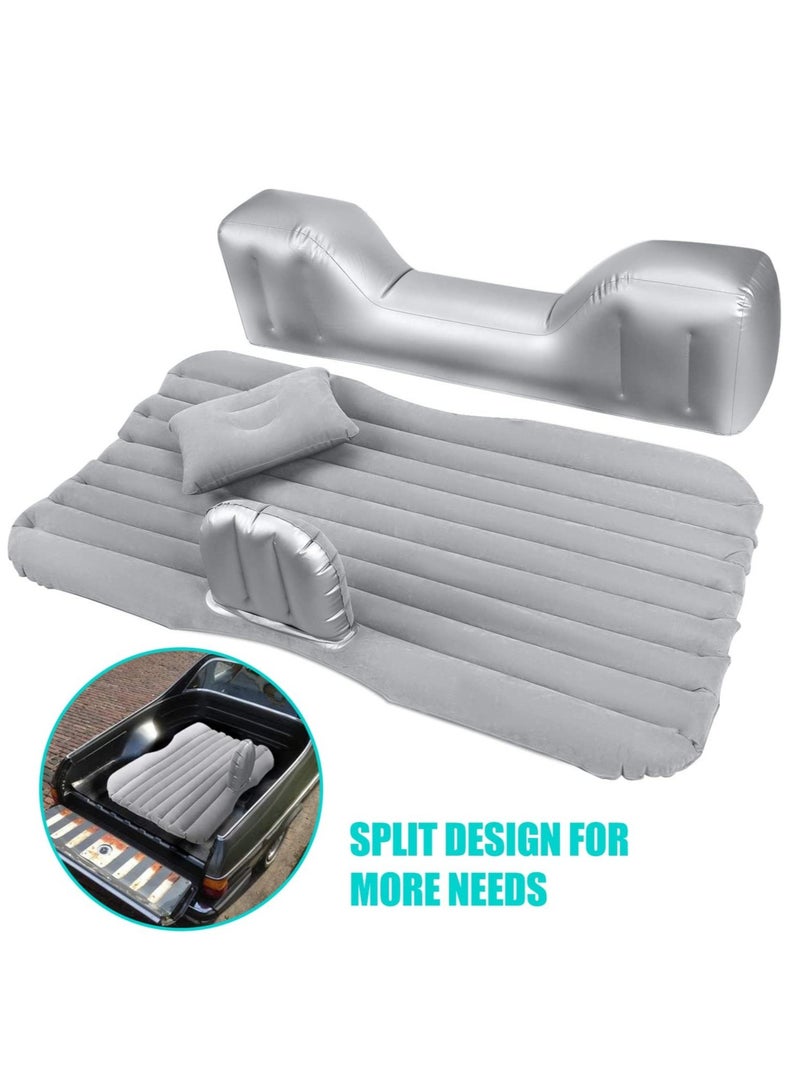 ELTRAZONE Haomaomao Car Air Mattress Travel Inflatable Back Seat Air Bed Cushion with Auto Pump and Two Pillows, Portable Camping Vacation Rest Sleeping Pad Fits Universal SUV Truck Minivan Separable Extended - Image 2