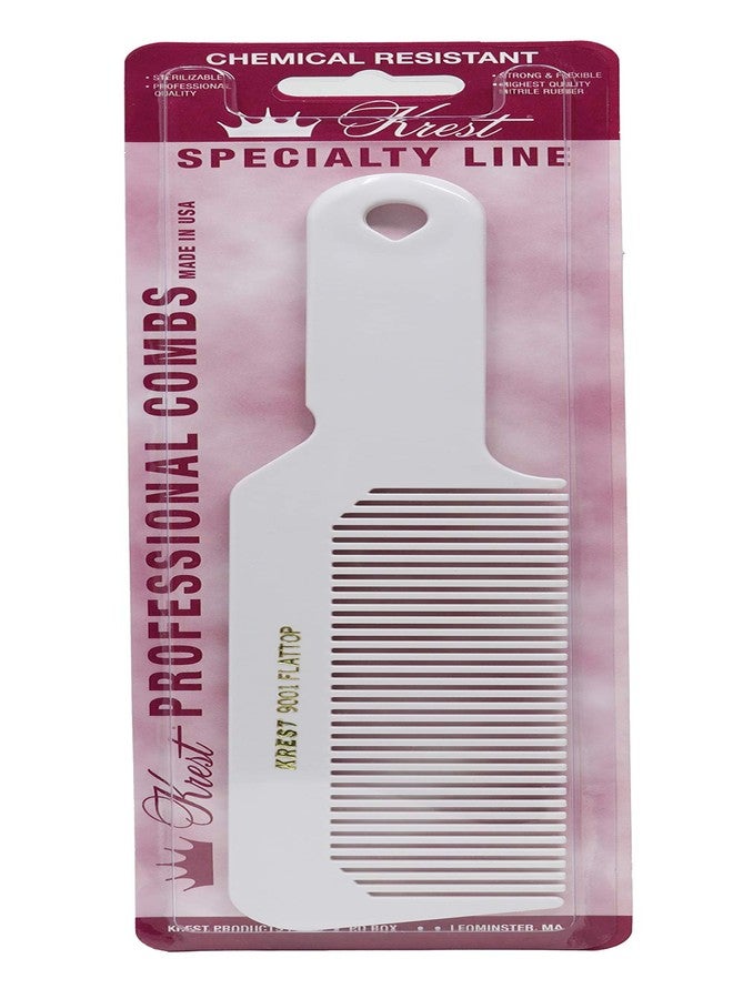 Krest 9001 Clipper Comb Blending Comb Cutting Combs Barber Combs 1 Pc. (White)