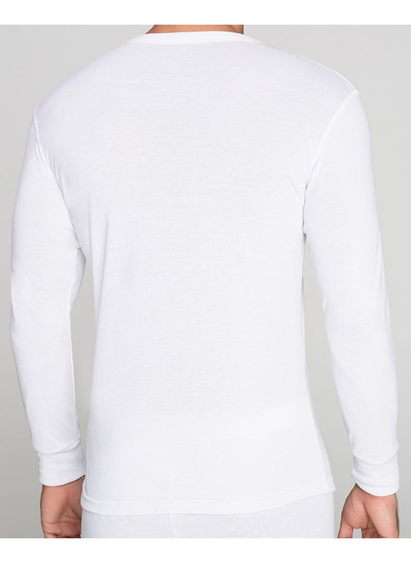 Thermoform Masla Thermal Long Sleeve Undershirt White  - Image 2